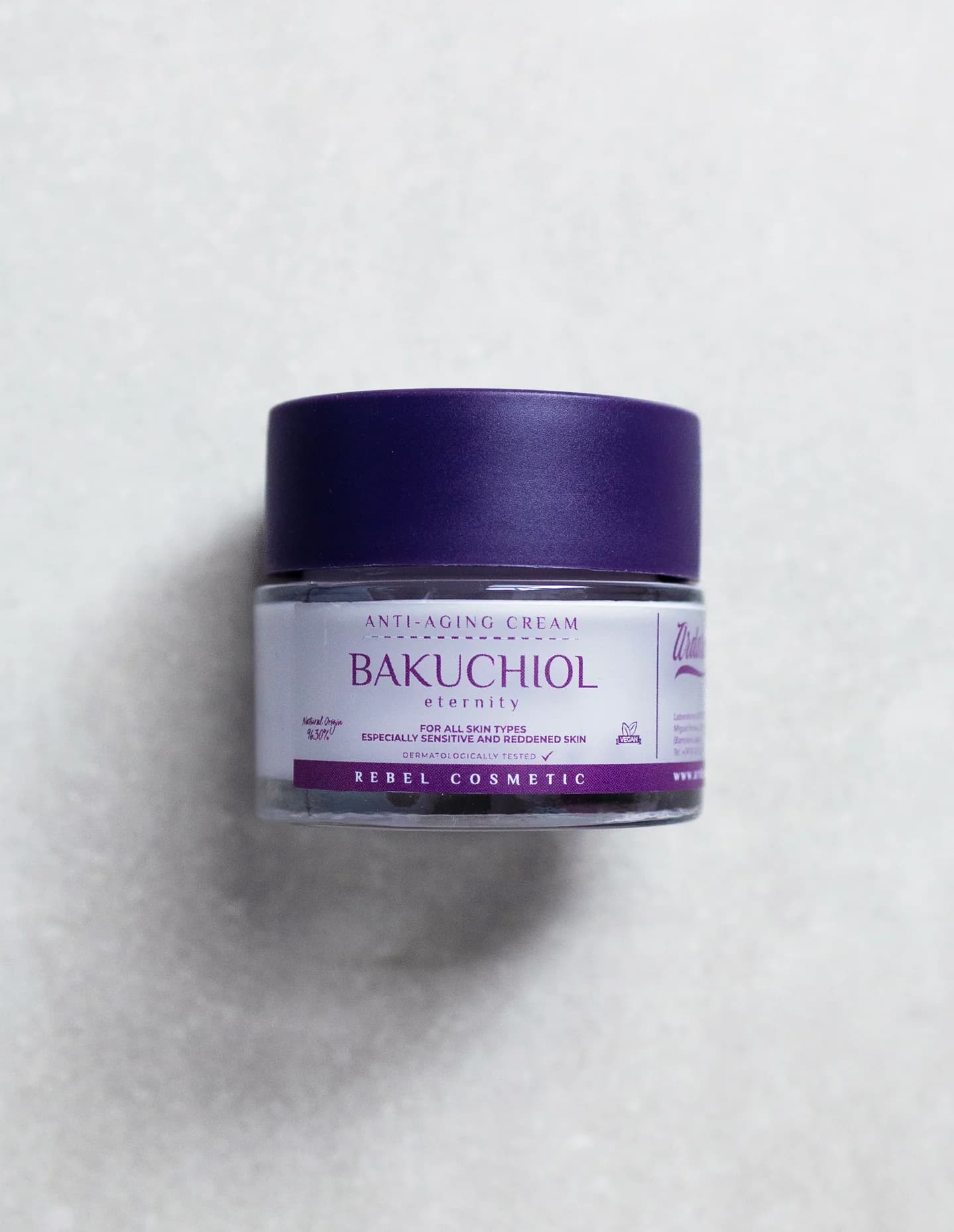 Crema Facial Antiedad con Bakuchiol