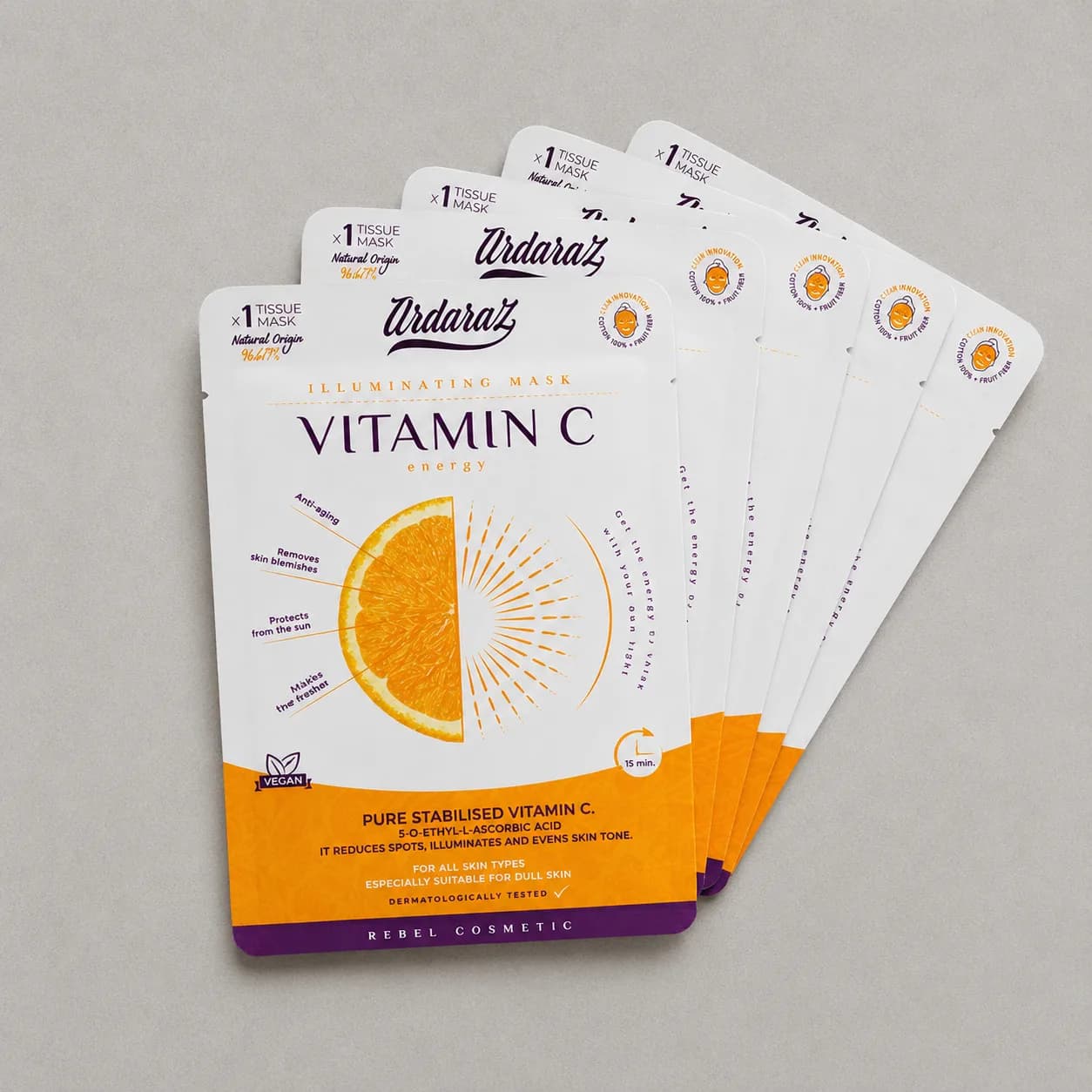 Mascarillas Faciales Tissue Mask con 3-O-Ethyl Ascorbic Acid