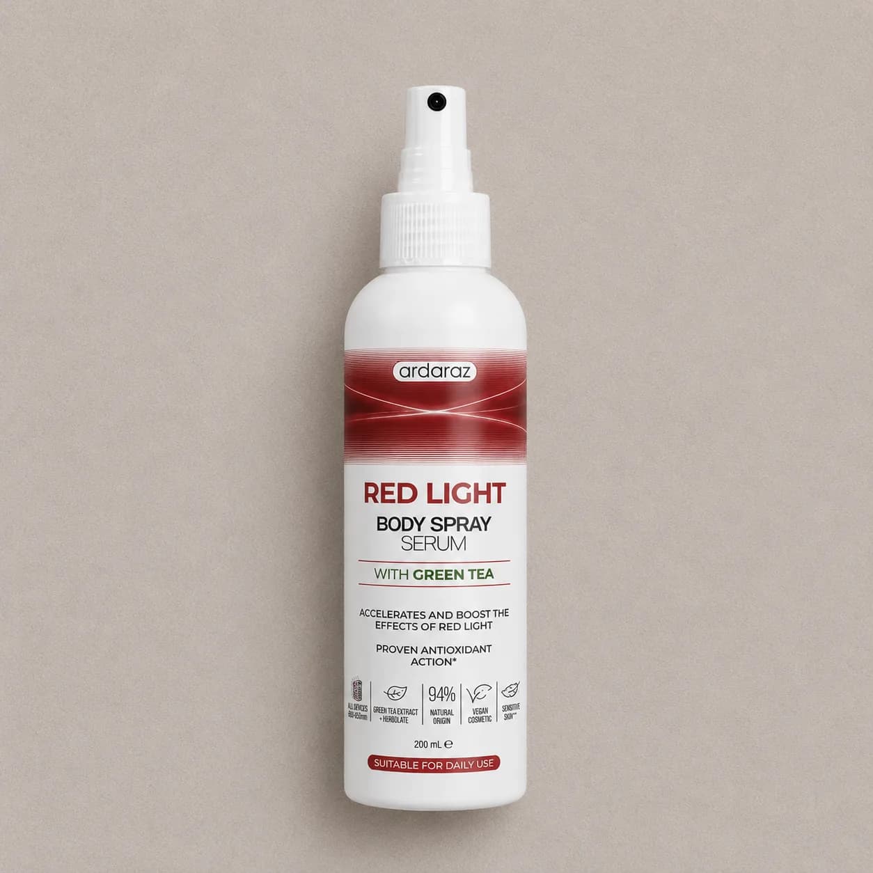 Sérum Corporal Red Light Therapy con Té Verde